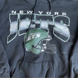 Vintage 1995 New York Jets NFL Hoodie – Fruit of the Loom – Size Large